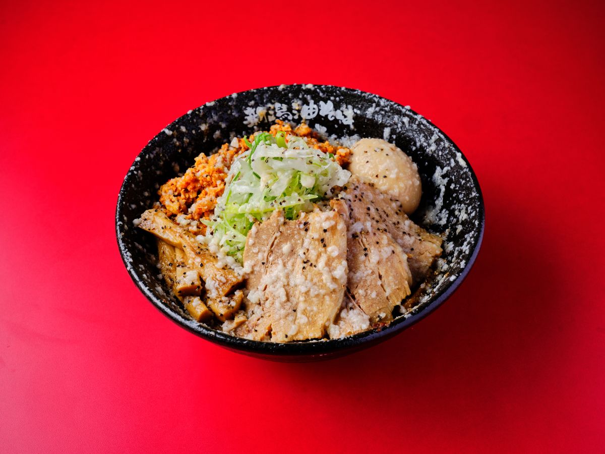 看板メニューのラーメン